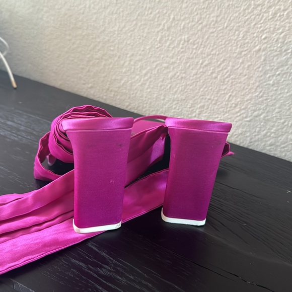 Áttico wrap around ankle sandal - Picture 8 of 9